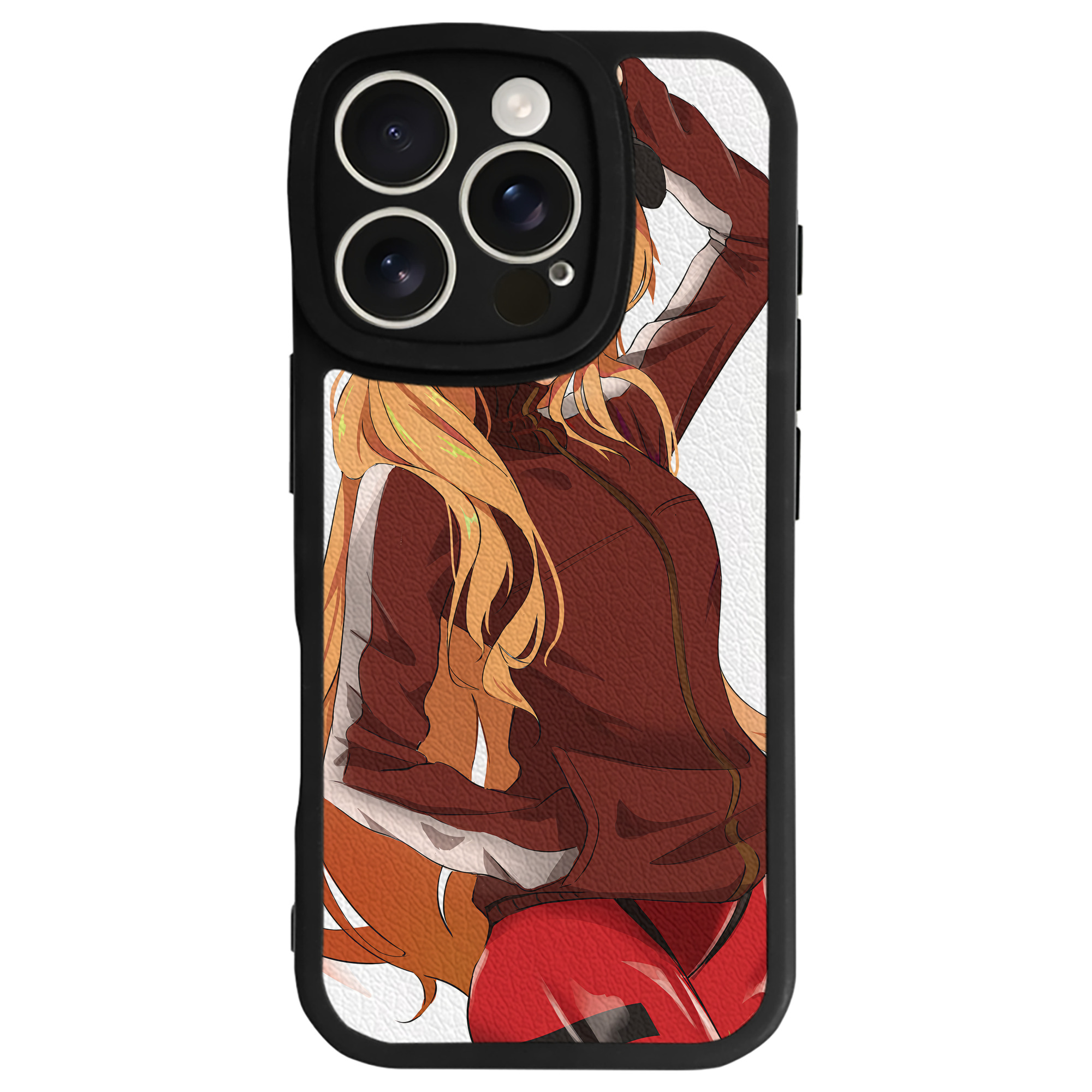 （画像用） EVA 新世紀エヴァンゲリオン 【iPhone 16シリーズ対応】シリコンスマホケース（レザー調） 材質：シリコン